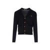 Vivienne Westwood Embroidery Cardigan Black 153209253 [P]