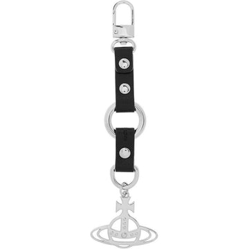 Vivienne Westwood ORB Logo RE-Vegan Keyring Black 82030053U S000D N403 153209259 [P]
