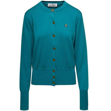 VIVIENNE WESTWOOD 23FW ロゴ刺繍カーディガン ティル 153209282 [P]