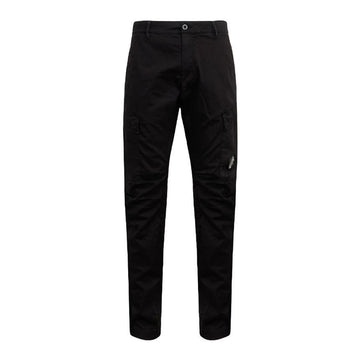 CP Company 26SS Lens Patch Satin Stretch Cargo Pants Black 20CMPA134A 005694G 999 153589426 [P]