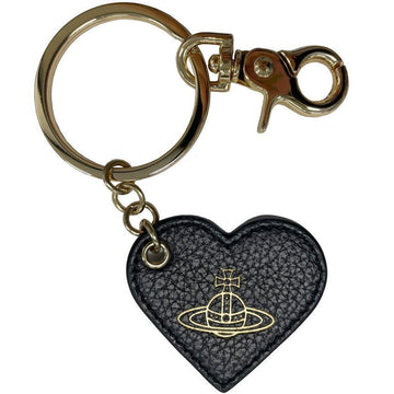VIVIENNE WESTWOOD 23FW ORB Logo Herz Grain Schlüsselanhänger Schwarz 82030047U L001J N403 153209279 [P]