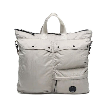 CP Company Nylon Tote Crossbody Bag with Lens Badge Dove Gray 153589420 [P]