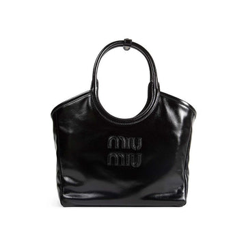 MIU MIU Ivy Tote Shoulder Bag mit Stickerei 153589219 [P]