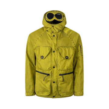 CP Company Lens Patch Panama R Mixed Goggles Jacket Antique Moss 20CMOW072A 110540S 246 153589446 [P]