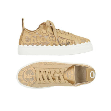 CHLOE 26SS レース スニーカー ビスコティベージュ CHC19U108D2 268 153210841 [P]
