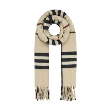BURBERRY ワシッドジャイアントチェックフリンジマフラー 153210643 [P]