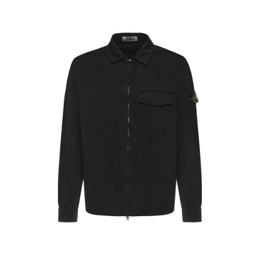 STONE ISLAND パッチシャツジャケット ブラック L1S15 1200015 S0012 V0029 153211208 [P]