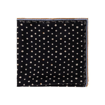FENDI 26SS パレナ ドット シルク スカーフ ブラック FXT155 AWEY F0ZE7 155180960 [P]