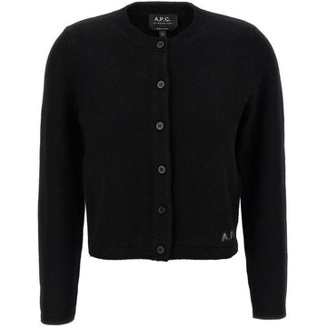 APC 25FW Logo Cardigan Schwarz F22301 LZZ 152303260 [P]