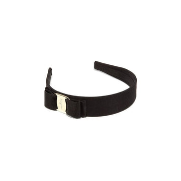 Salvatore Ferragamo Gold-tone Ribbon Hairband Black 34-4311 0572738 151630895 [P]