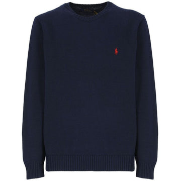 POLO RALPH LAUREN Pony bestickter Strick in Marineblau 151499980 [P]