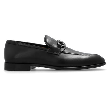 SALVATORE FERRAGAMO Foster Doppelt Gancini Loafers Silber 0762636 151630960 [P]