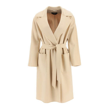 MaxMara Belted Wool Coat Beige 50110327 031 151008601 [P]