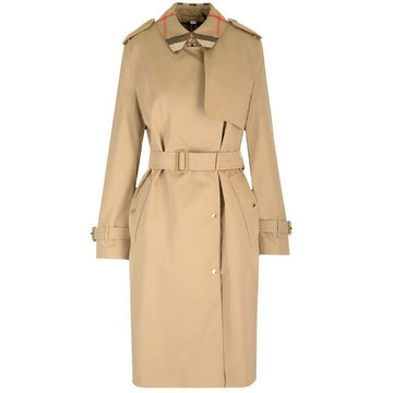 BURBERRY 25SS SANDRIDGE Karo-Trenchcoat Honey 8089812 151198542 [P]
