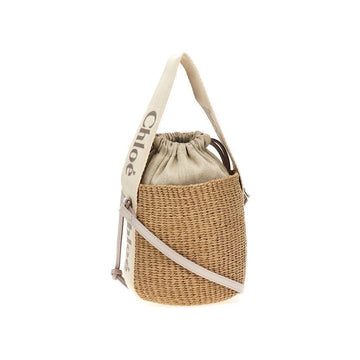Chloe Small Bucket Crossbody Bag Beige Wild Grey 151631159 [P]