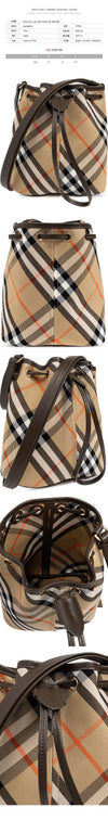 Burberry 25SS Mini Drawstring Bucket Bag Sand 8093804 151198536 [P]
