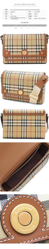 Burberry 25SS NOTE Vintage Check Medium Crossbody Bag Briar Brown 8092067 151198529 [P]
