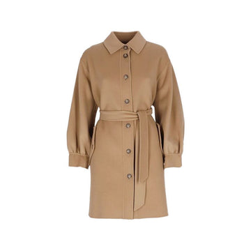 MaxMara FARISEO Wool Belt Coat Camel 50160129 016 151008605 [P]
