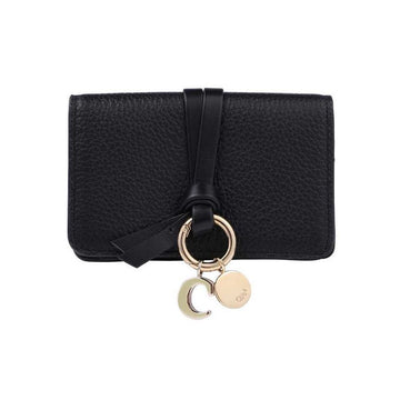 CHLOE 26SS アルファベット コイン カードケース ブラック 001 151631148 [P]
