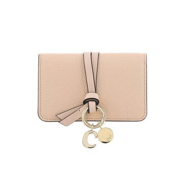 Chloe Alphabet Coin Card Holder Baby Pink 151631147 [P]