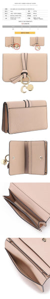 CHLOE 26SS アルファベット コイン カードホルダー ベイビーピンク 6J5 151631147 [P]