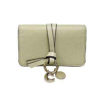 CHLOE アルファベットコインカード財布 ライトユーカリ CHC21WP015F57 38A 151631145 [P]