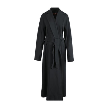 MaxMara Belted Coat Black 61210697 001 151008557 [P]