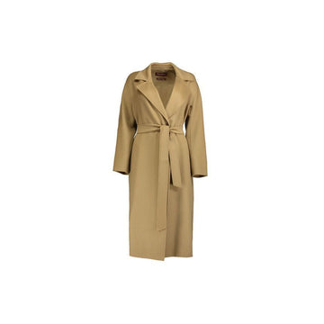 MaxMara Belted Wool Coat Beige 2360110137 024 151008537 [P]