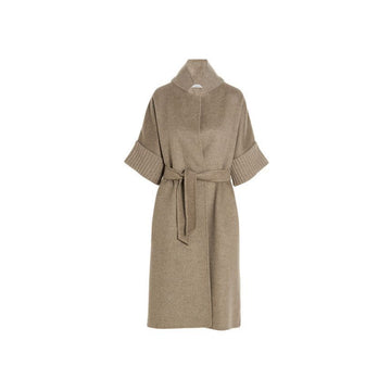 MaxMara Belted Wool Coat Beige 13160129 002 151008471 [P]