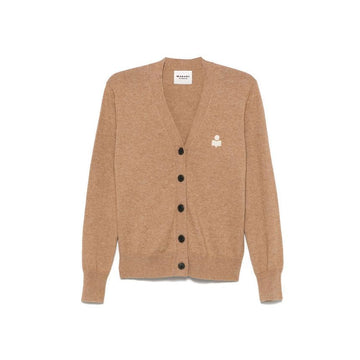 ISABEL MARANT 26SS KARINA Logo Cardigan Kamel CA0104FA C1L17E 50CM 151009039 [P]