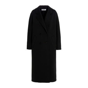 MaxMara MADAME2 Double Breasted Coat Black 19010121 002 151008457 [P]