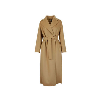 MaxMara Belted Long Wool Coat Camel 90160923 045 151008449 [P]