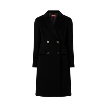MaxMara MANUEL Wool Coat Black 60161629 013 151008507 [P]