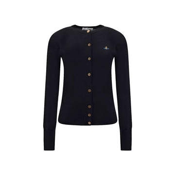 VIVIENNE WESTWOOD 26SS ORB ロゴ刺繍 BEA ウールカーディガン ブラック 1803002P Y0006 N403 150834939 [P]