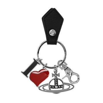 VIVIENNE WESTWOOD I Love ORB Logo Schlüsselanhänger Schwarz 8203011EU S000D N403 150834906 [P]