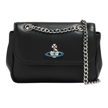 VIVIENNE WESTWOOD 25FW ORB Puls Kleine Ketten Tasche Schwarz 5C01000DW L001L N403 150834899 [P]