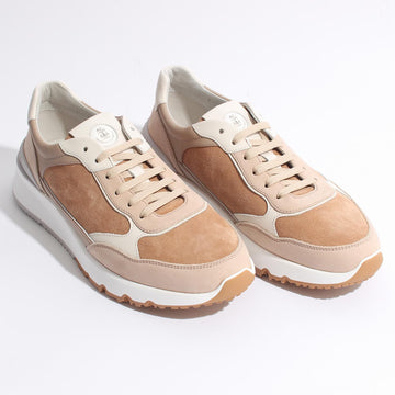 BRUNELLO CUCINELLI 26FW Nubuk Wildleder Runner Sneakers Beige MZUSNEO355 CIC58 159254753 [P]