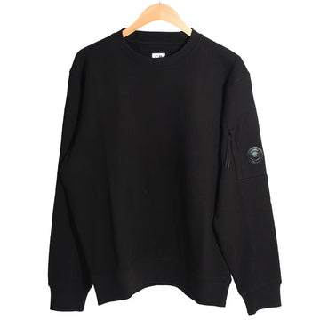 CP Company Diagonal Lens Patch Sweatshirt Black 159255010 [P]