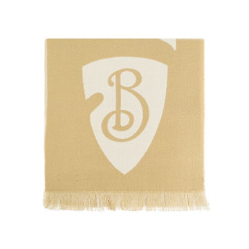 BURBERRY 26SS テキストロゴウールマフラー サンド 8109562 150552635 [P]
