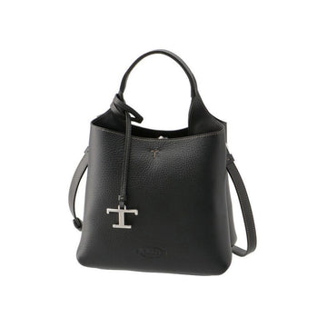 TODS 26SS タイムレス ロゴ バケット クロスバッグ ブラック XBWAPAA9100 QNK B999 150622482 [P]