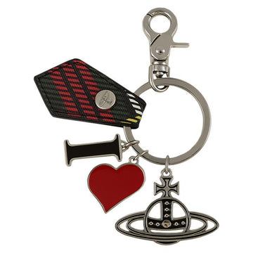 VIVIENNE WESTWOOD I LOVE ORB Logo Metall Schlüsselanhänger Rotgrün 8203011EU S0022 N302 150834865 [P]