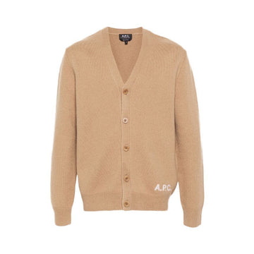 APC 26SS KENNY Logo Cardigan Camel H22305 CAB 150727047 [P]