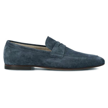 Tods 26SS Mocha Suede Penny Loafer Blue XXM38K0GG10 RE0 U805 150622472 [P]
