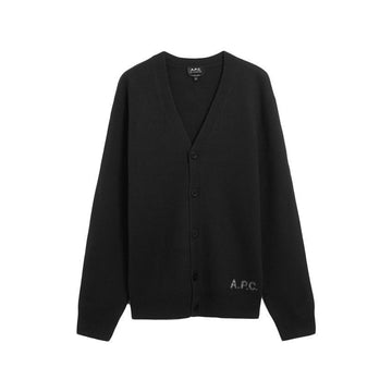 APC 26SS KENNY Logo Cardigan Black H22305 LZZ 150727046 [P]
