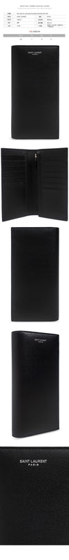 Saint Laurent Continental Long Wallet Black 396308 BTY0N 1000 150622514 [P]