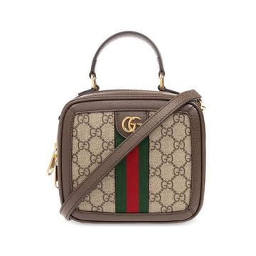 Gucci 26SS GG Ophidia Mini Top Handle Bag Beige 8745 150551557 [P]