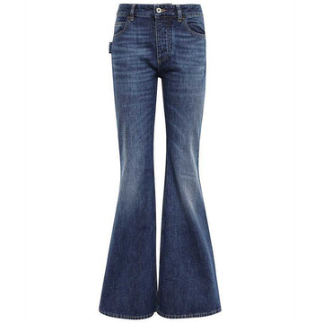 Bottega Veneta Patch Medium Washed Flare Denim Pants Mid Blue 722517 V2EN0 4715 150553006 [P]