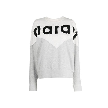 Isabel Marant HOUSTON Fleece Sweatshirt Gray SW0255 20A066E 02GY 150468424 [P]
