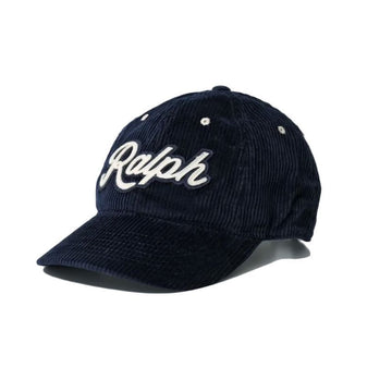 Polo Ralph Lauren Logo Patch Corduroy Cap Blue 211A90415 001 150392054 [P]