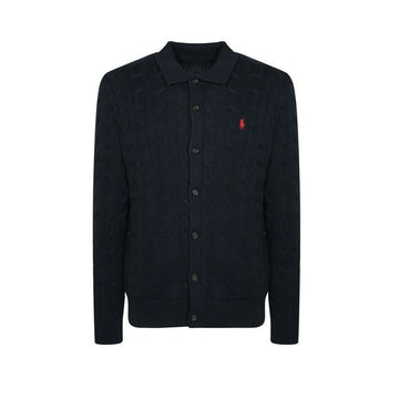 POLO RALPH LAUREN ポニー刺繍クラシックカラーカーディガン ネイビー 710979114 002 150391974 [P]
